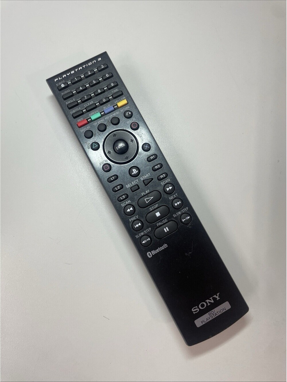 Genuine Sony PS3 BD Playstation 3 Media Blu-ray Disc Remote Control (CECHZR1U)